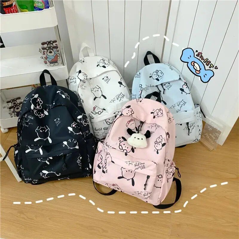 High-Capacity Classic Animal Print Backpack