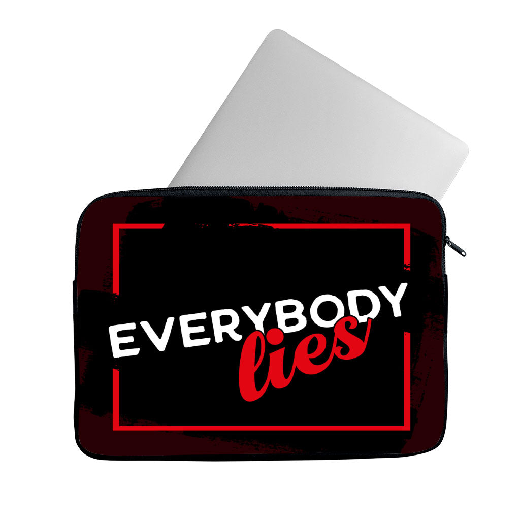 Everybody Lies MacBook Pro 14" Sleeve - Printed Laptop Sleeve - Trendy MacBook Sleeve