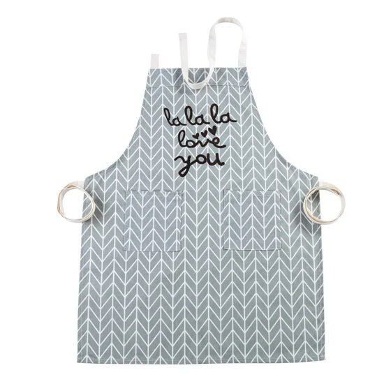 Adjustable Cotton Linen Chef Apron