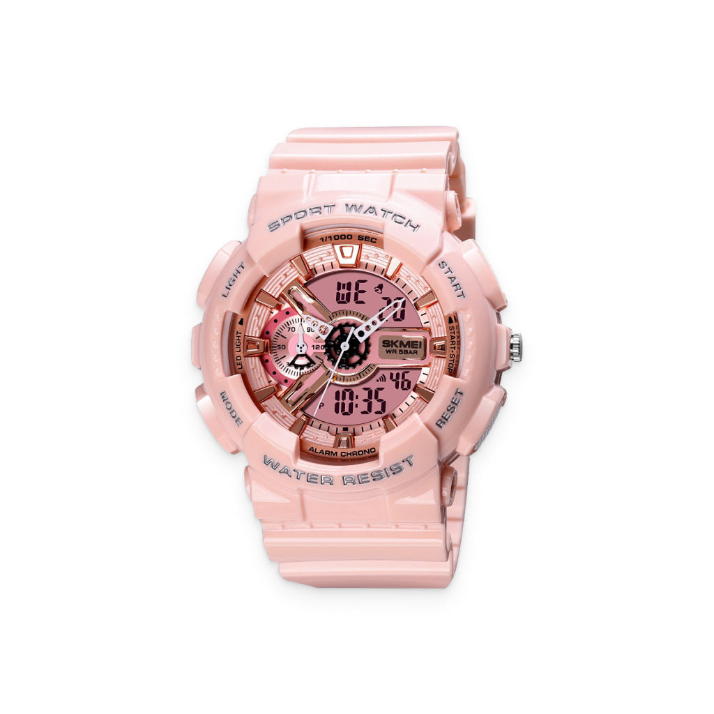 Pink Digital Sports Watch