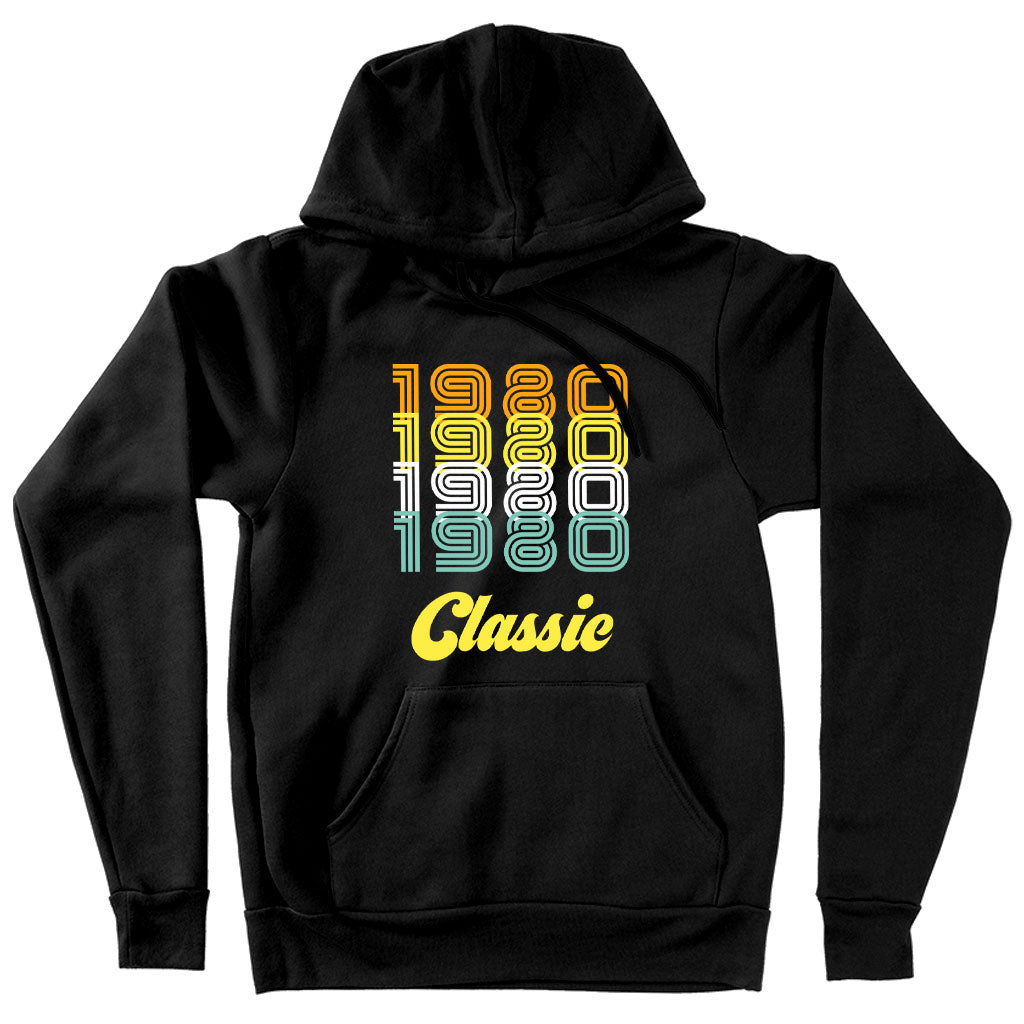 1980 Classic Hoodie - 1980 Hoodie - 80s Hoodie