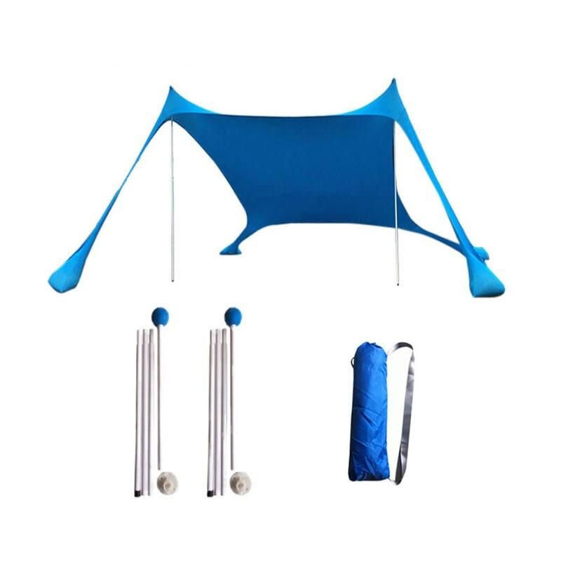 Portable Family Beach Sunshade Tent with UV Protection and Easy Setup