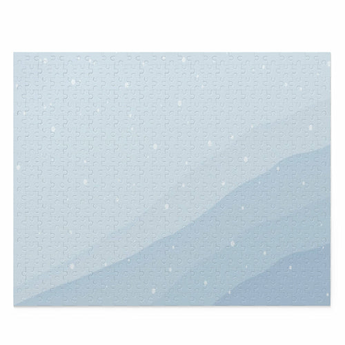 Snowy Blue Landscape Jigsaw Puzzle 500-Piece