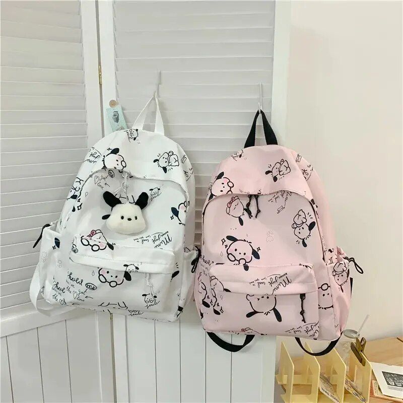 High-Capacity Classic Animal Print Backpack