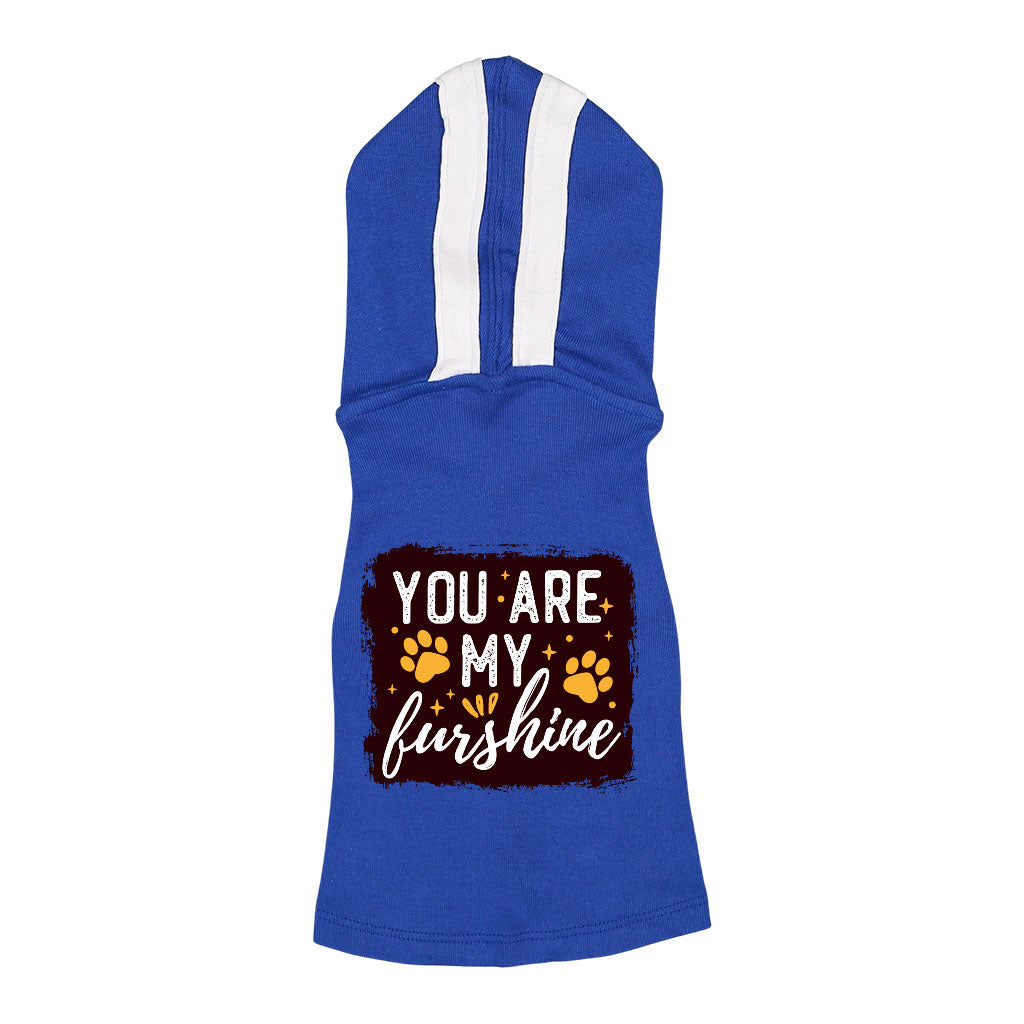 Cute Quote Dog Shirt with Hoodie - Furshine Dog Hoodie - Text Design Dog Clothing