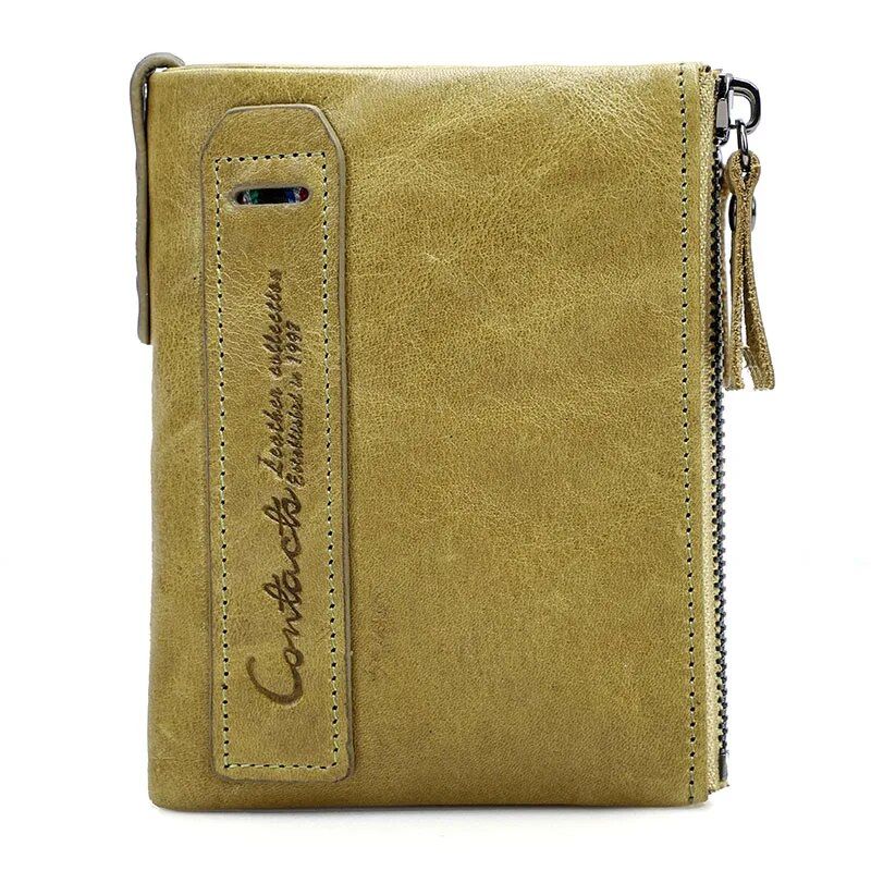 Chic Cow Leather Bifold Wallet for Women with Coin Purse & Card Holder