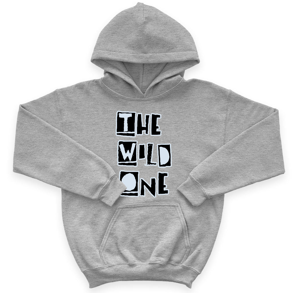 The Wild One Kids' Sponge Fleece Hoodie - Best Design Kids' Hoodie - Trendy Hoodie for Kids