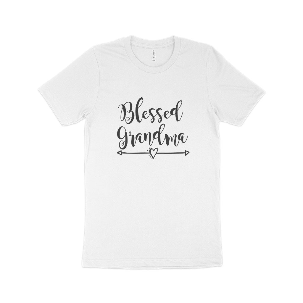 Blessed Grandma Women’s Jersey T-Shirt Made in USA