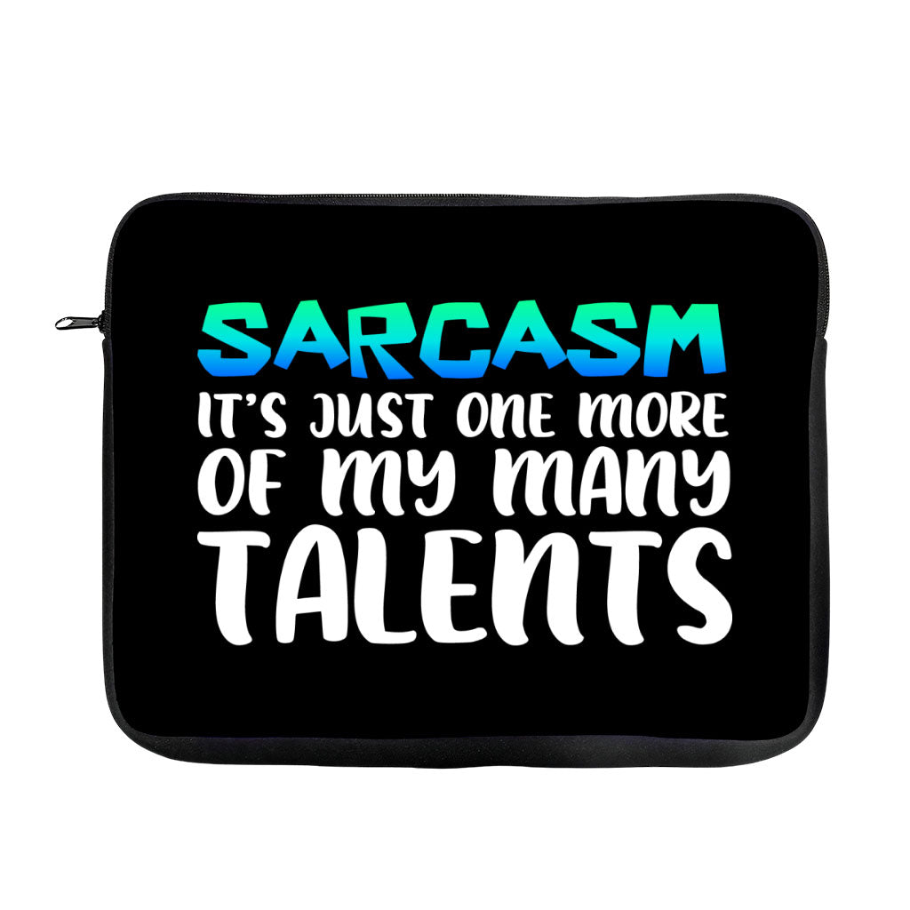 Sarcasm MacBook Pro 16" Two-Sided Sleeve - Funny Laptop Sleeve - Printed MacBook Sleeve