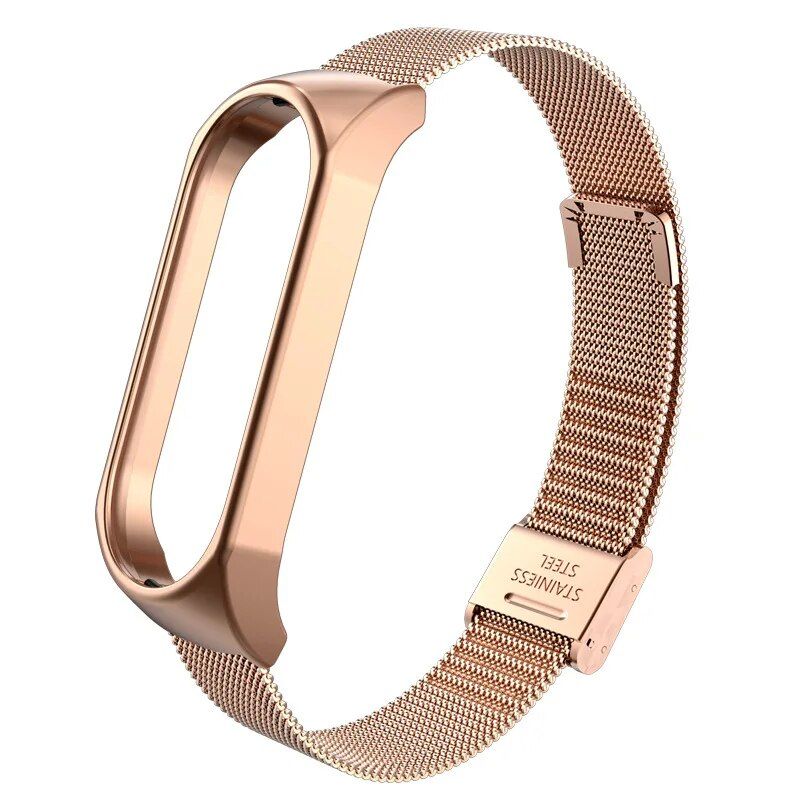 Luxury Milanese Stainless Steel Strap for Mi Band 3/4/5/6