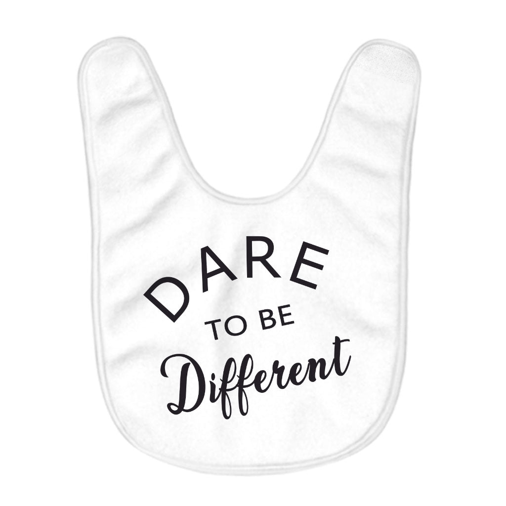 Dare to Be Different Baby Bibs - Cool Baby Feeding Bibs - Graphic Bibs for Eating