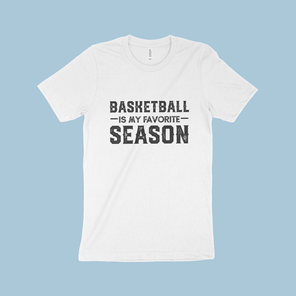 Basketball Season Unisex Jersey T-Shirt Made in USA