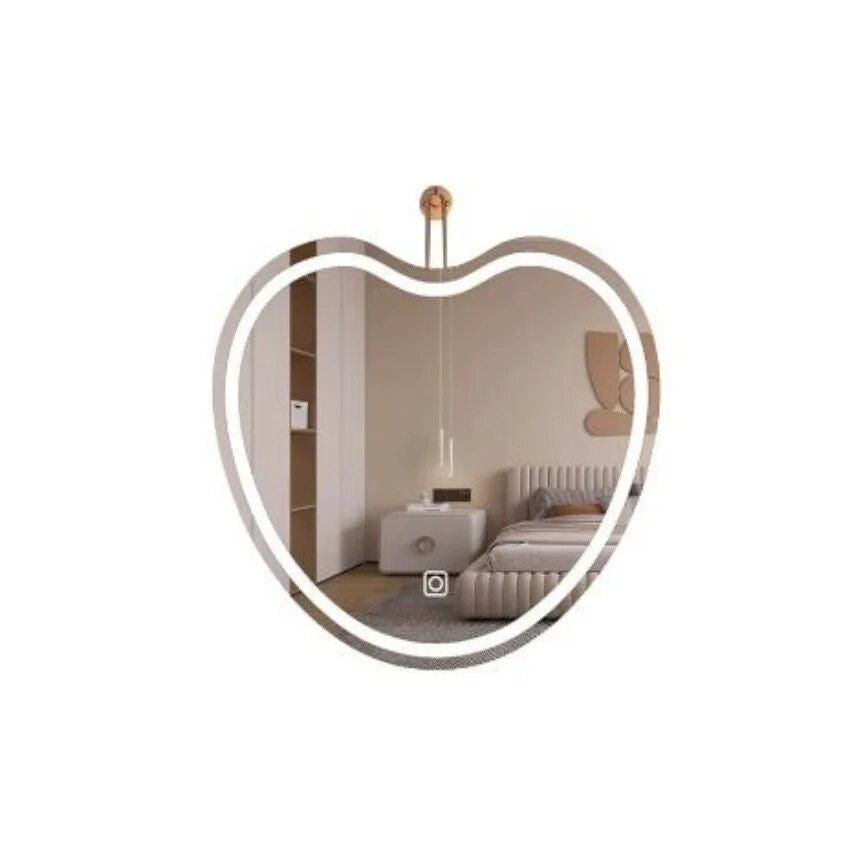 Cloud Heart Shaped Makeup Mirror LED