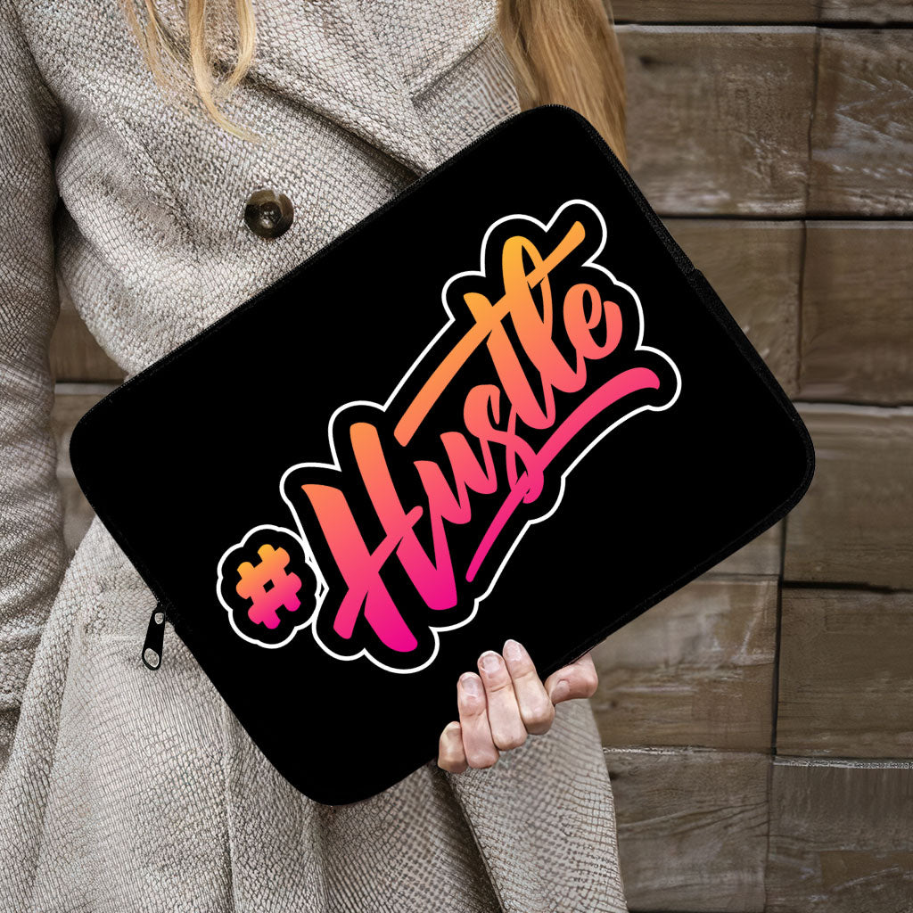 Hustle iPad Sleeve - Hashtag Tablet Sleeve - Cool Printed Carrying Case