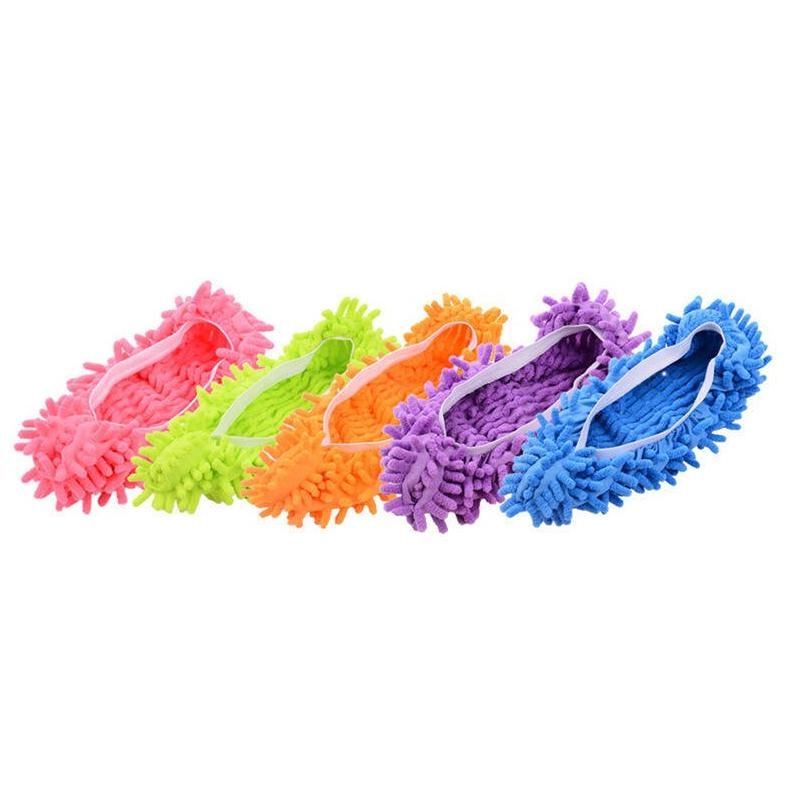 Eco-Friendly Microfiber Mop Slippers for Easy Floor Cleaning