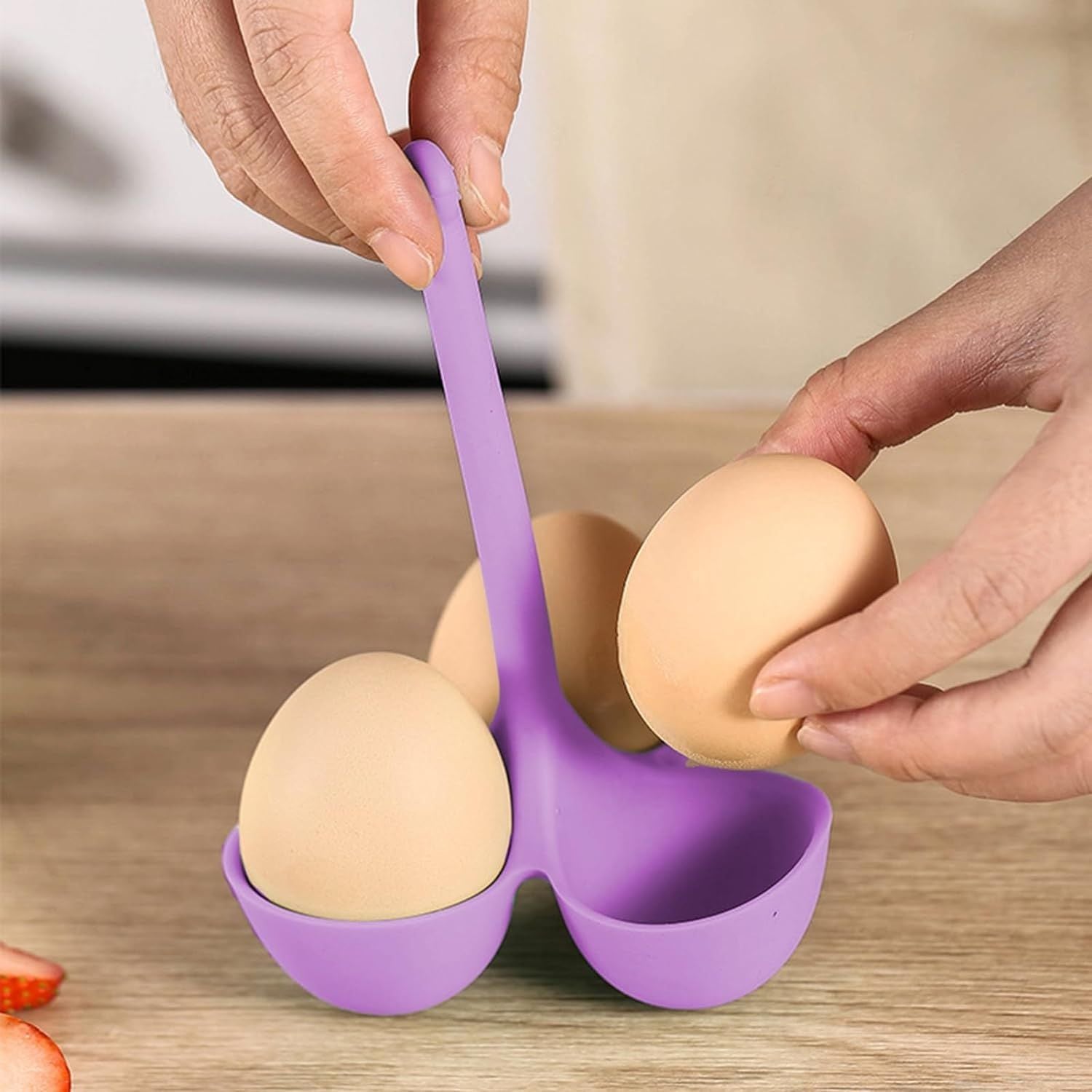 Charming Penguin-Shaped Multifunctional Egg Cooker and Storage Rack