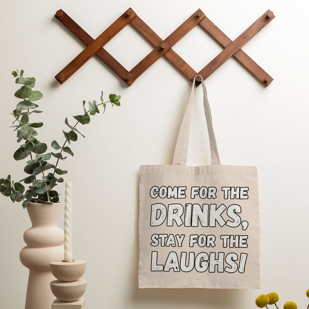 Funny Quote Small Tote Bag - Funny Saying Shopping Bag - Cool Design Tote Bag