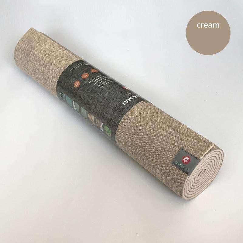 Eco-Friendly Natural Jute Yoga Mat 183x61x0.5cm - Non-Slip, Durable Fitness Mat