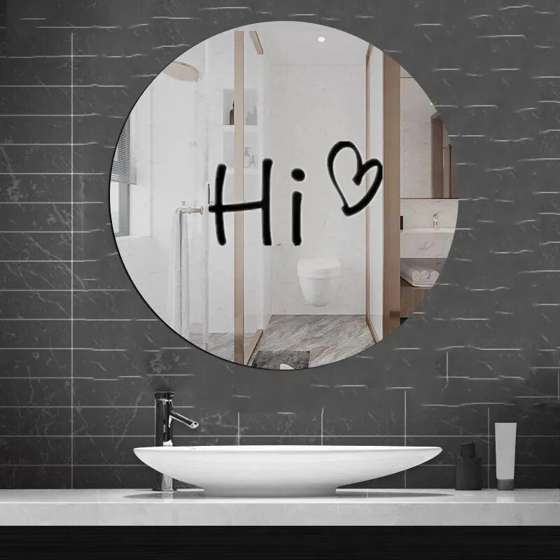 Acrylic Large Happy Smile Mirror