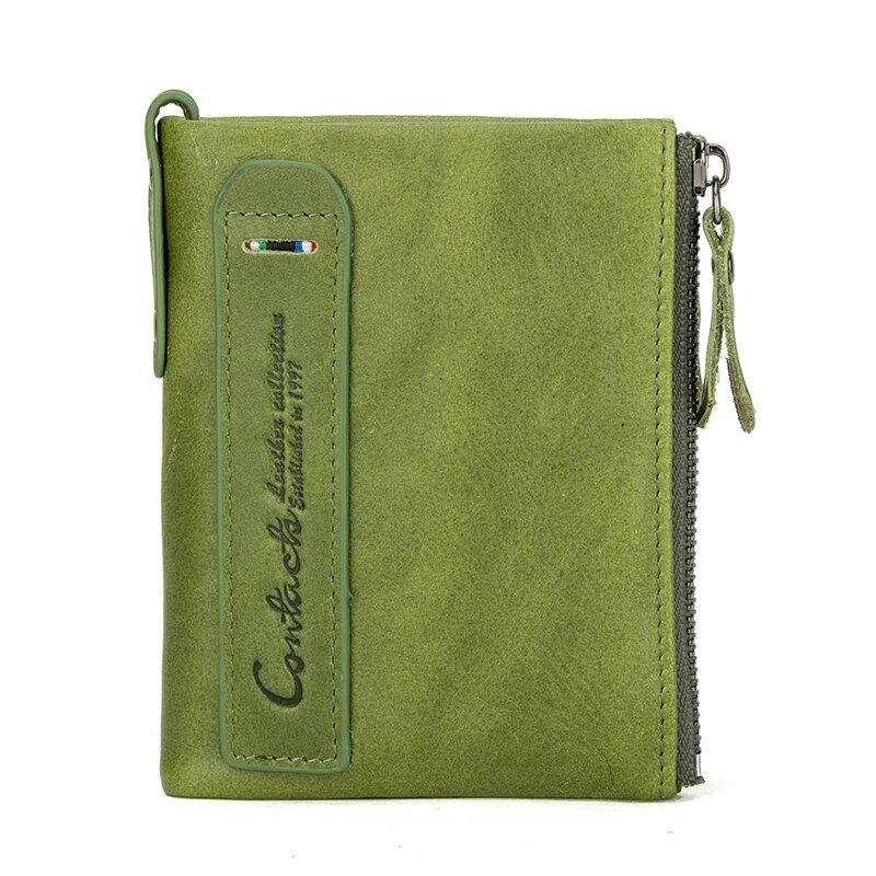 Chic Cow Leather Bifold Wallet for Women with Coin Purse & Card Holder