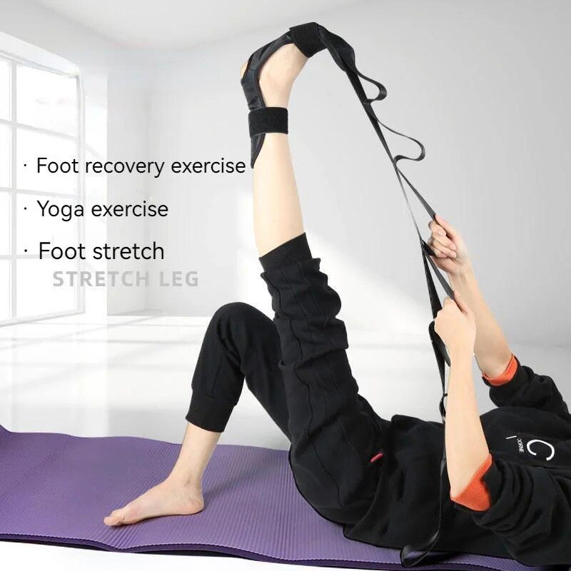 Versatile Foot & Calf Stretching Strap for Pain Relief and Flexibility