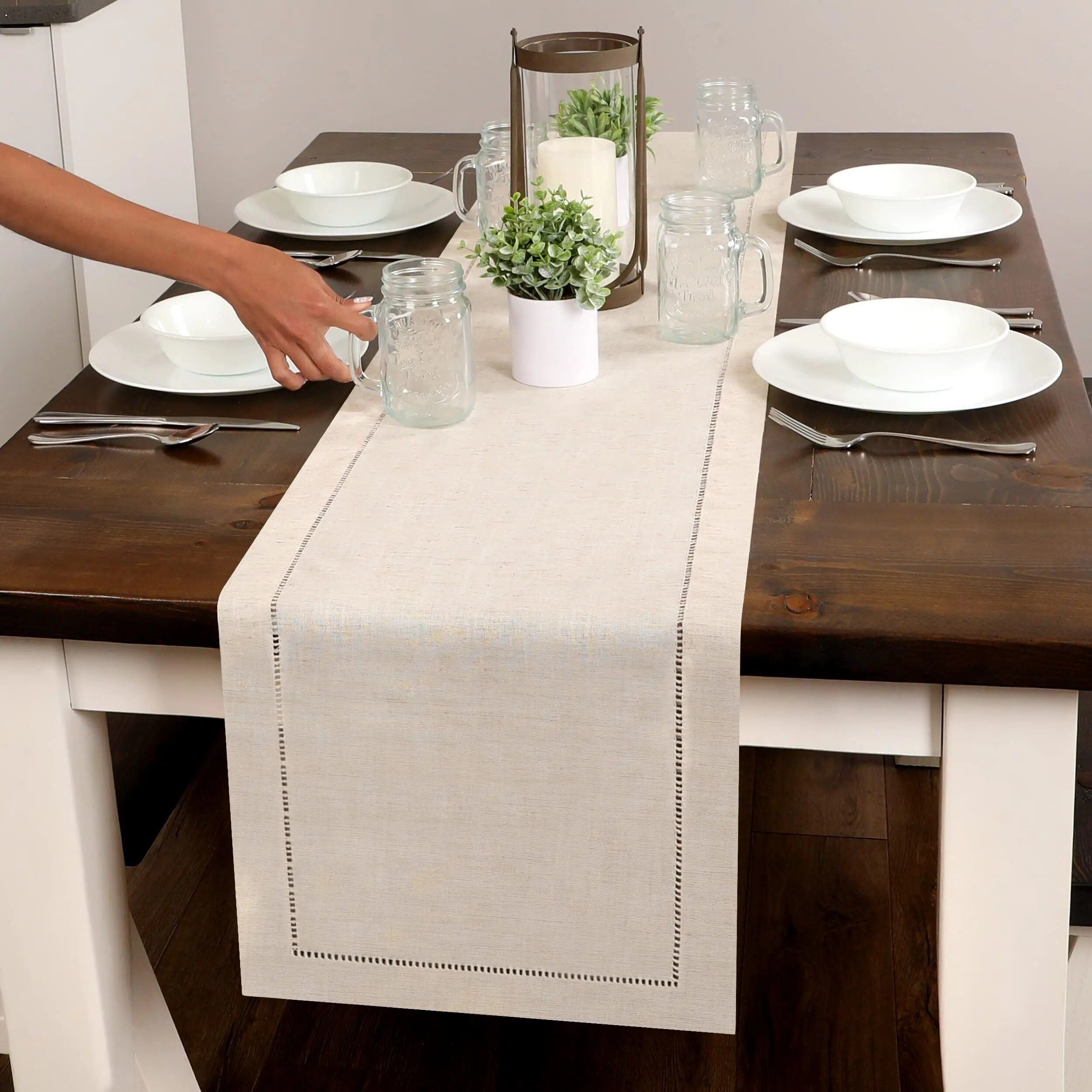 Elegant Linen Table Runner