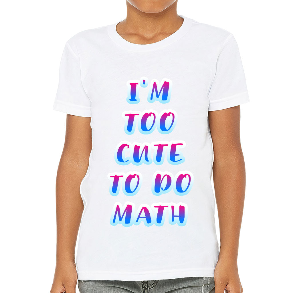 Funny Quote Kids' T-Shirt - Quotes Printed T-Shirt - Cool Printed Tee Shirt for Kids