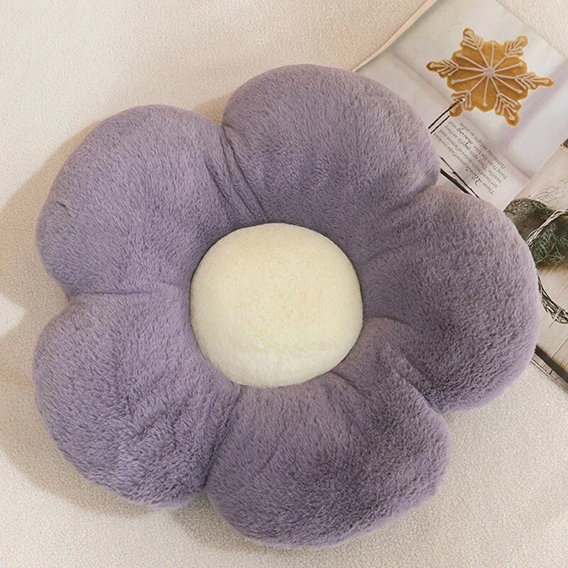 35cm Stuffed Daisy Flower Seat Cushion