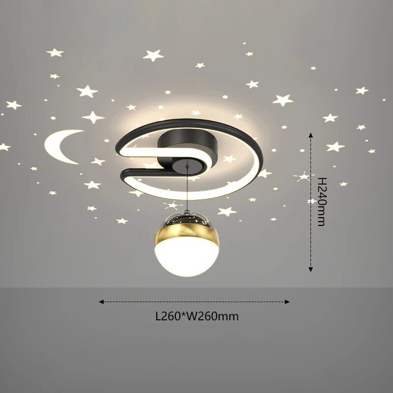 Modern LED Ceiling Light - Multi-Color, Versatile for Home & Office