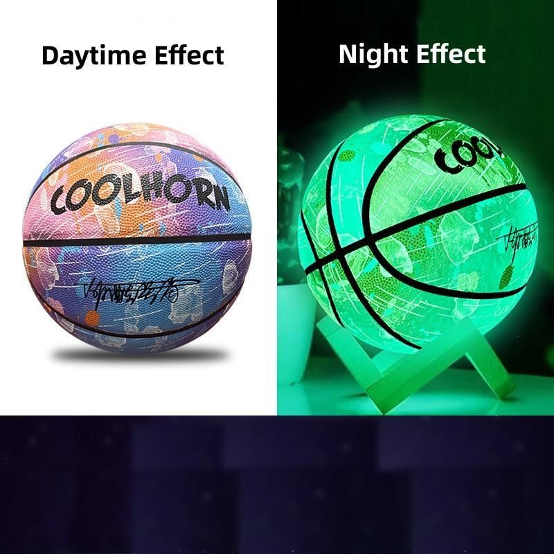 Reflective Glow-in-the-Dark Basketball