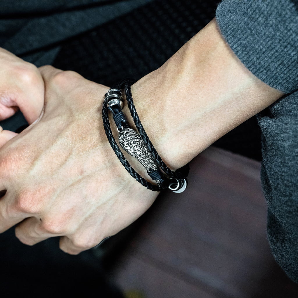 Multilayered Leather Bracelet