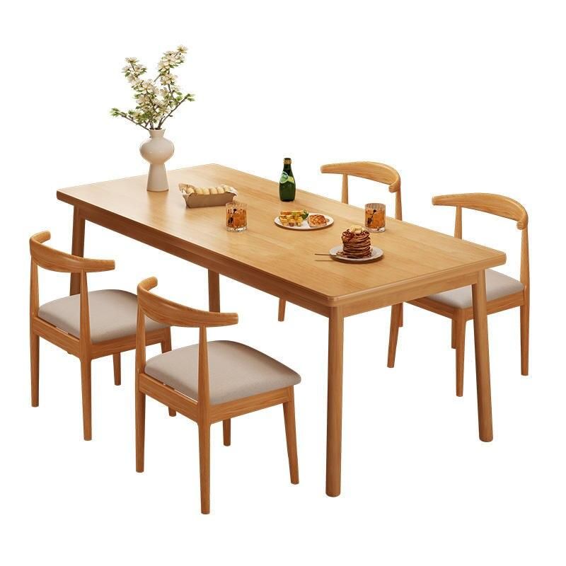 Luxury Modern Minimalist Wooden Dining Table