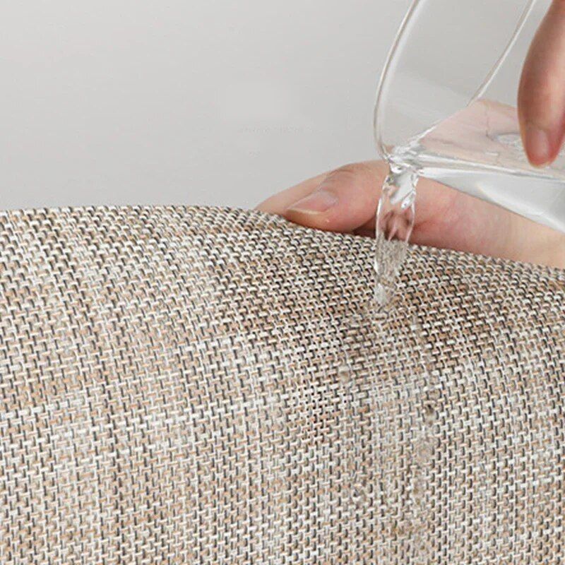 Elegant & Durable PVC Weave Place Mats - Eco-Friendly, Washable Table Pads for Home & Outdoor Use