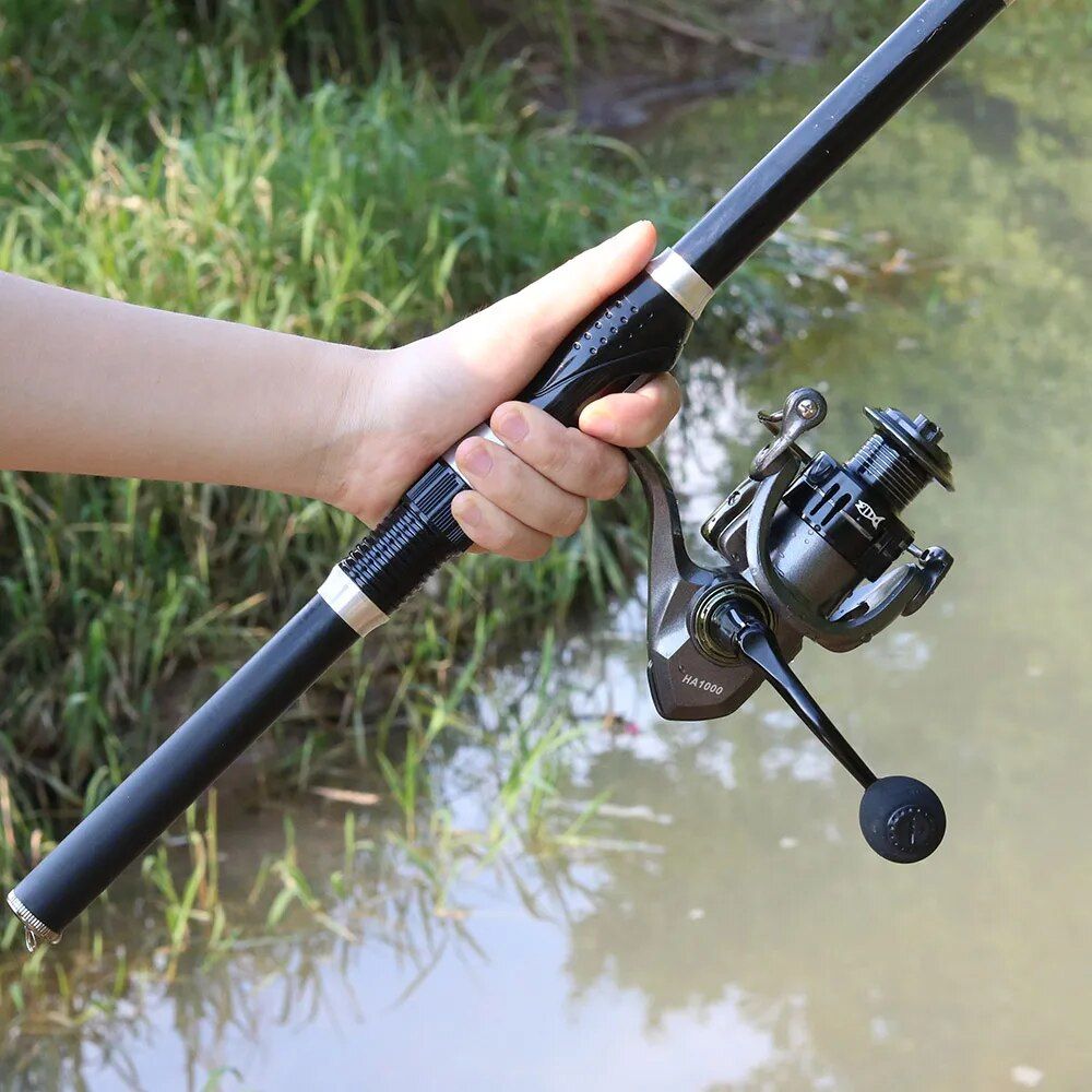 Ultralight Telescopic Spinning Fishing Rod