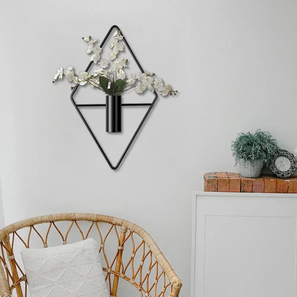 Chic Metal Wall Mounted Vase