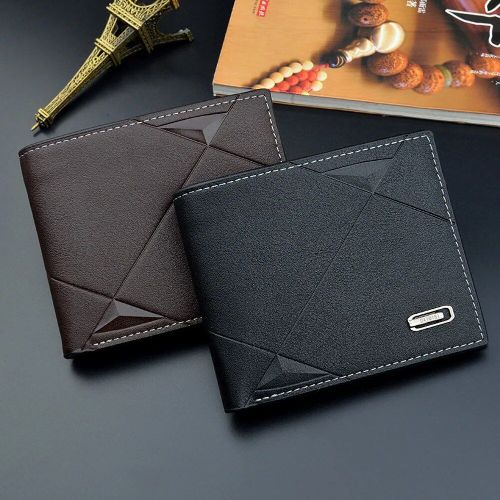 Compact Elegance: Women's Faux Leather Bifold Wallet with Multi-Card Slots