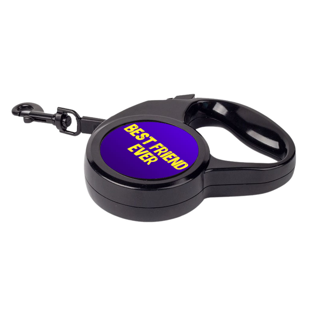 Best Friend Ever Retractable Pet Leash - Cute Design Leash - Best Print Dog Leash