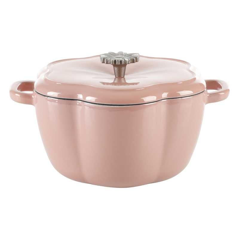 Charming Pink Floral 3-Quart Dutch Oven