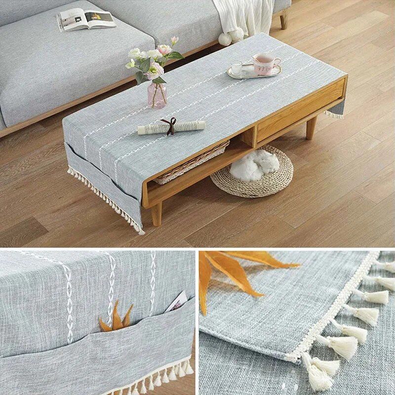 Nordic-Style Rectangular Tablecloth