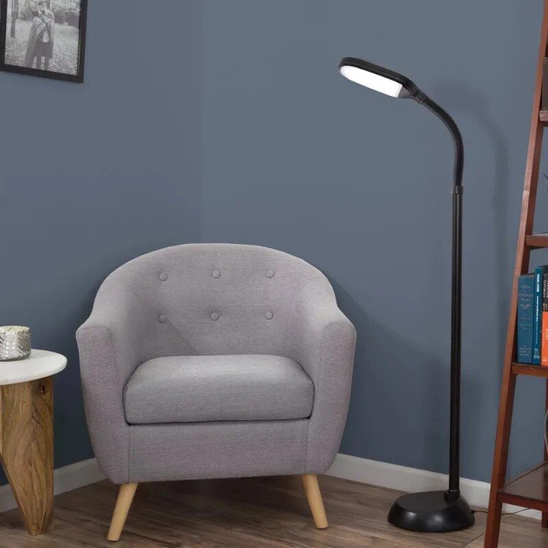 Adjustable LED Floor Lamp - Contemporary Design for Living Room, Bedroom, and Office