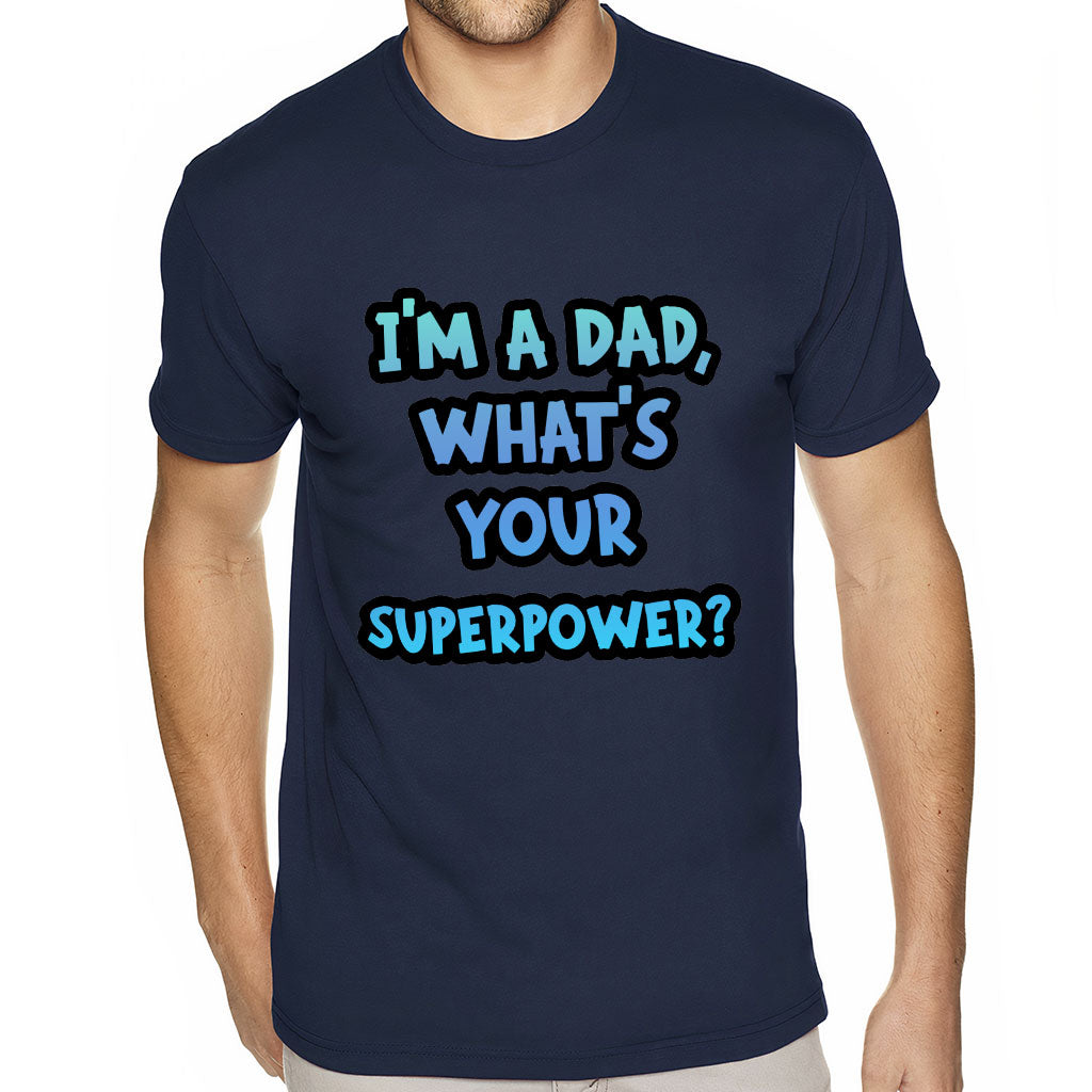 Dad Design Sueded T-Shirt - Trendy T-Shirt - Printed Sueded Tee