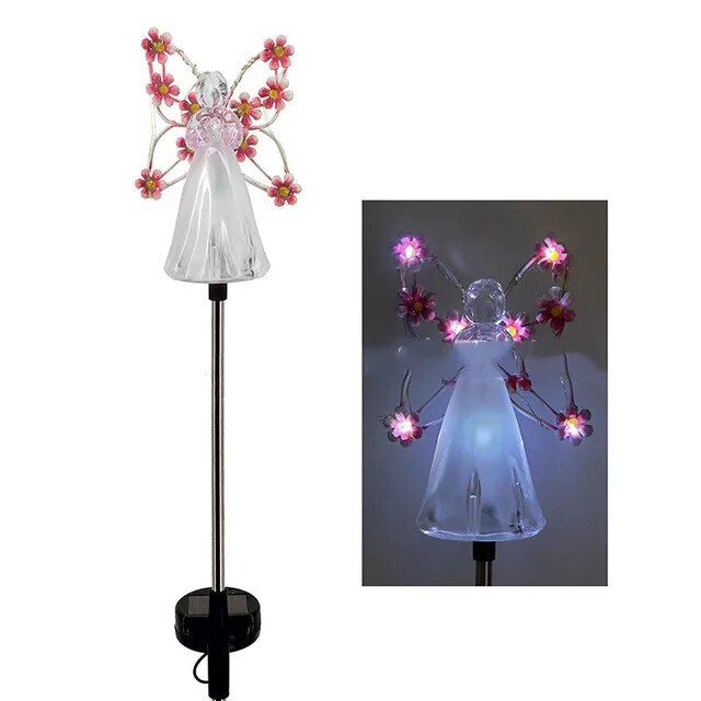 Solar Angel Outdoor Garden Light