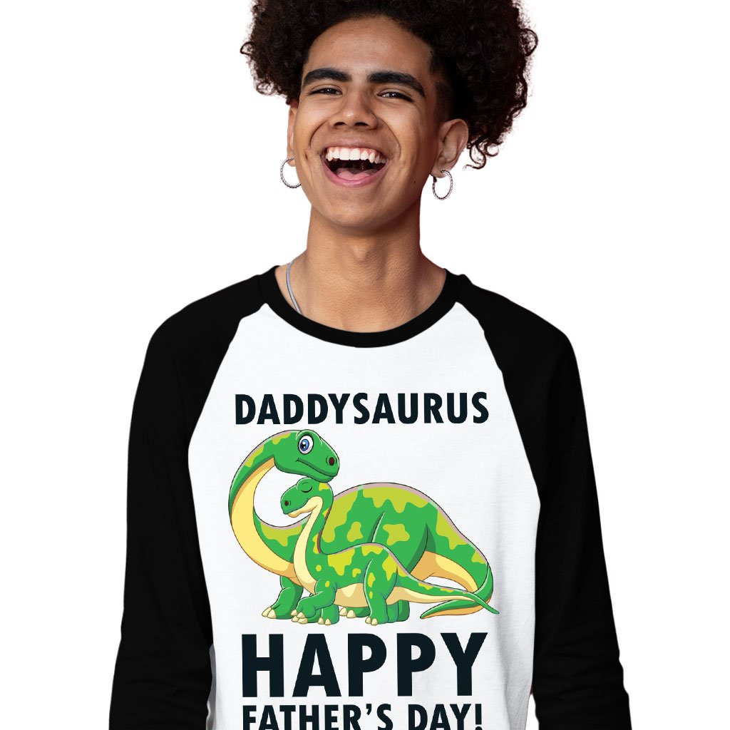 Daddysaurus Baseball T-Shirt - Father's Day T-Shirts - Father's Day T-Shirt Ideas