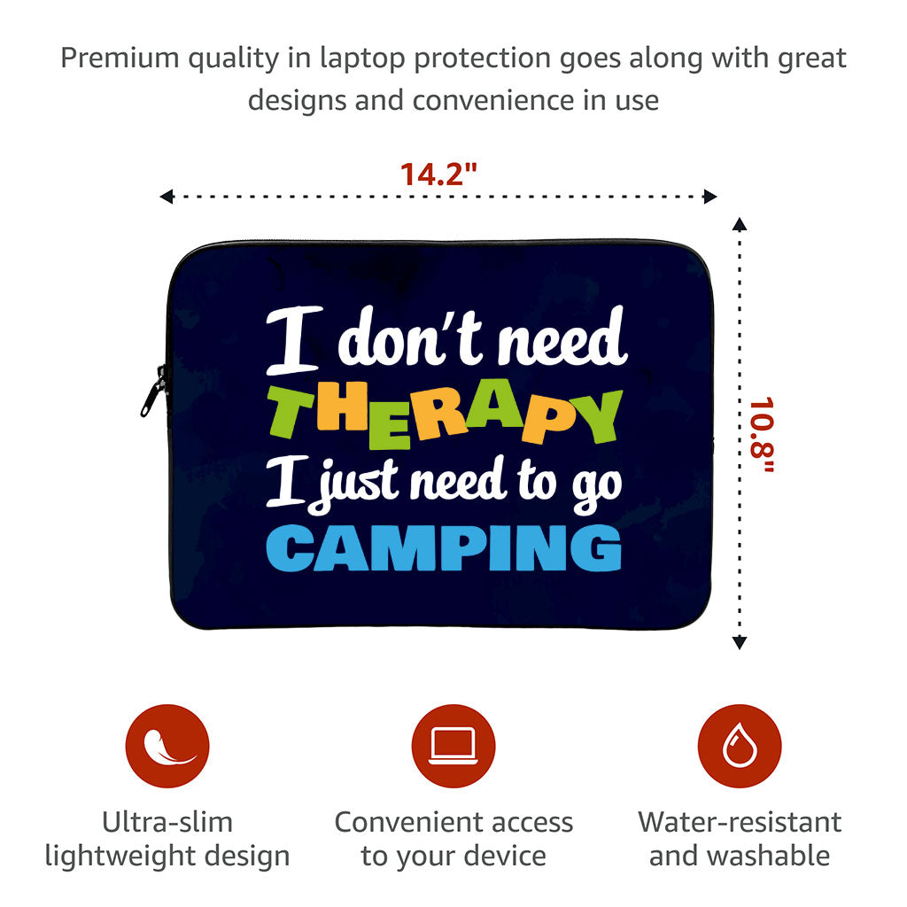 Camping MacBook Air 14" Sleeve - Cool Laptop Sleeve - Graphic MacBook Sleeve