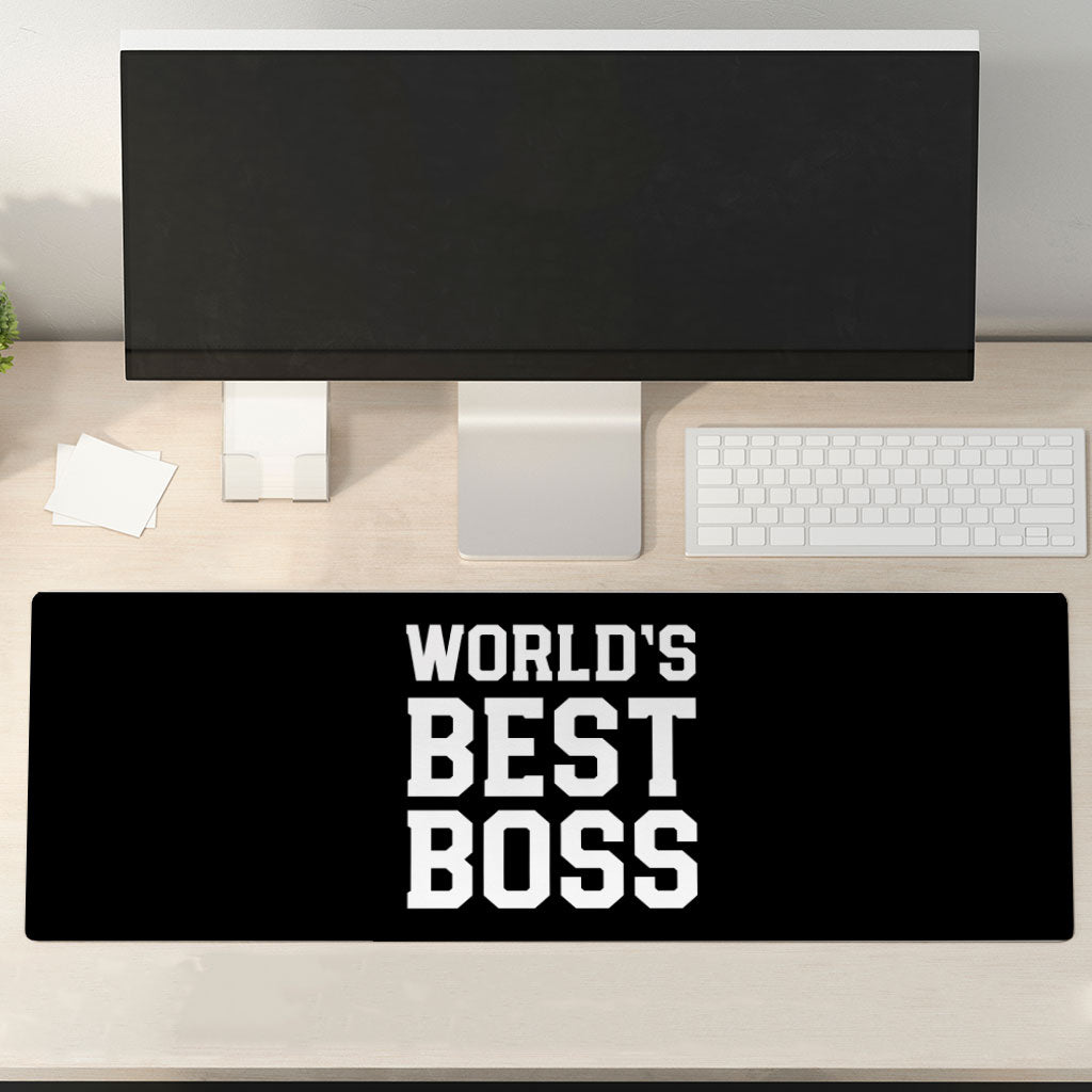 Boss Desk Mat - Gift Desk Pad - Cool Laptop Desk Mat