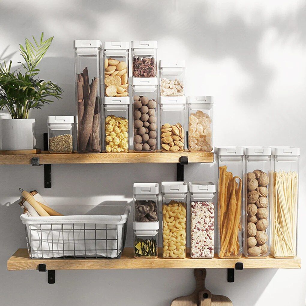 Sleek Square Storage Jar