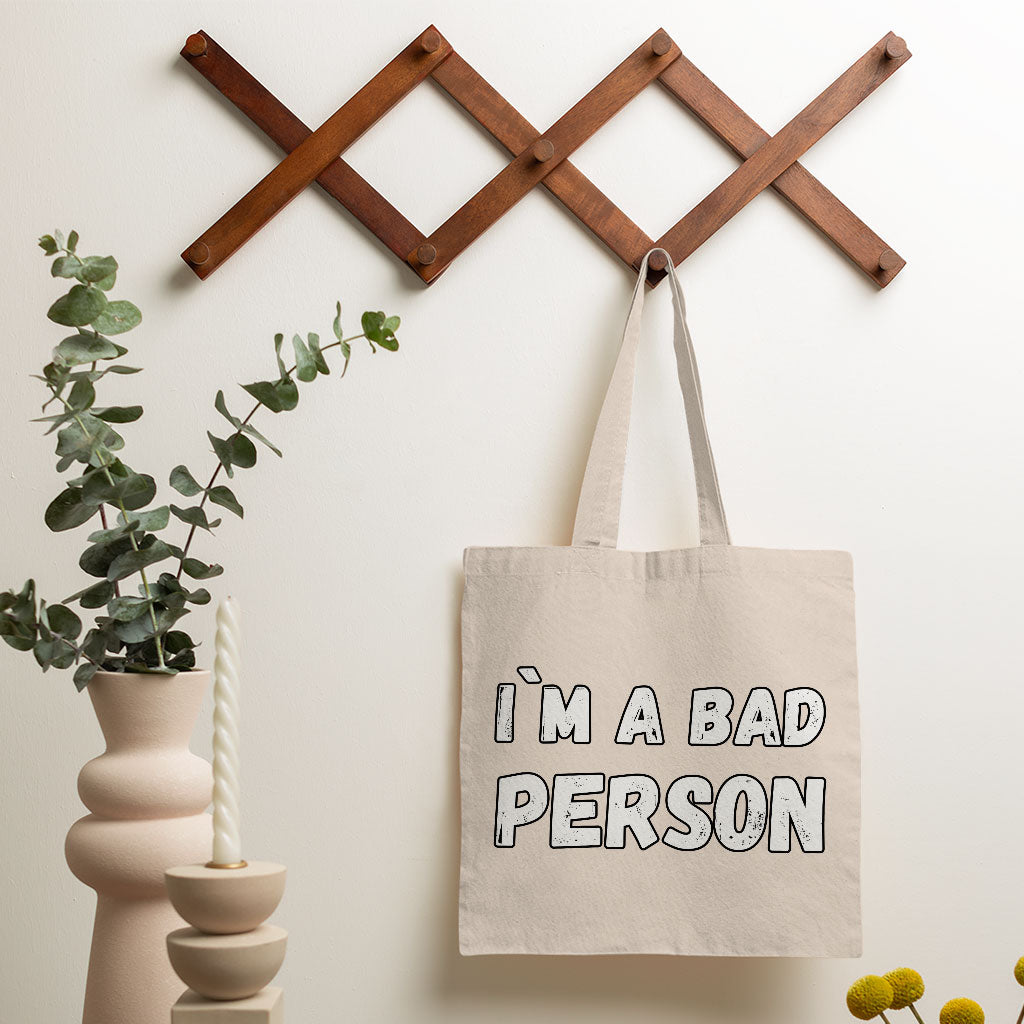 Sarcastic Small Tote Bag - Cool Shopping Bag - Themed Tote Bag