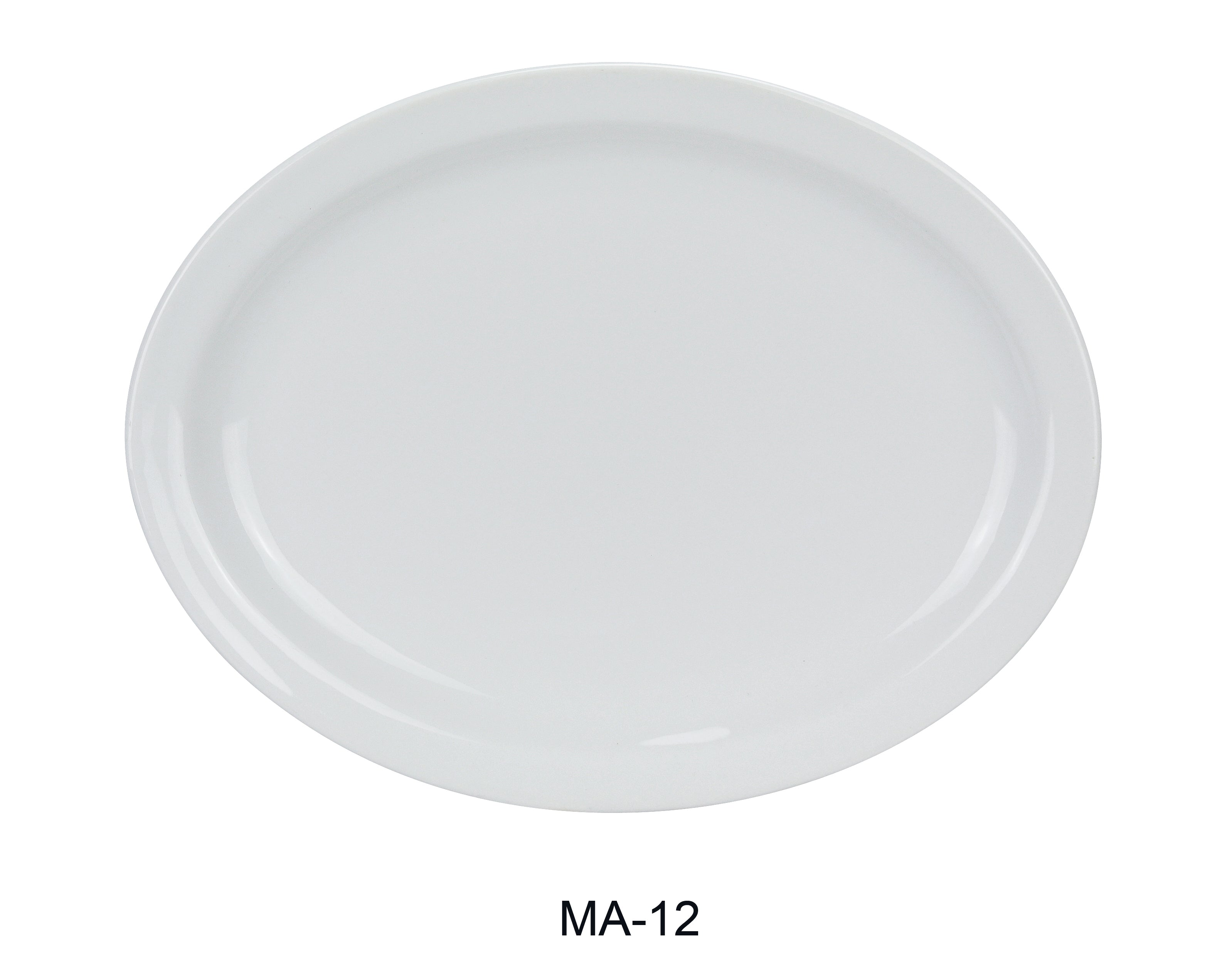 Yanco MA-12 Mayor 10.25" Narrow Rim Platter | Lime Atlas