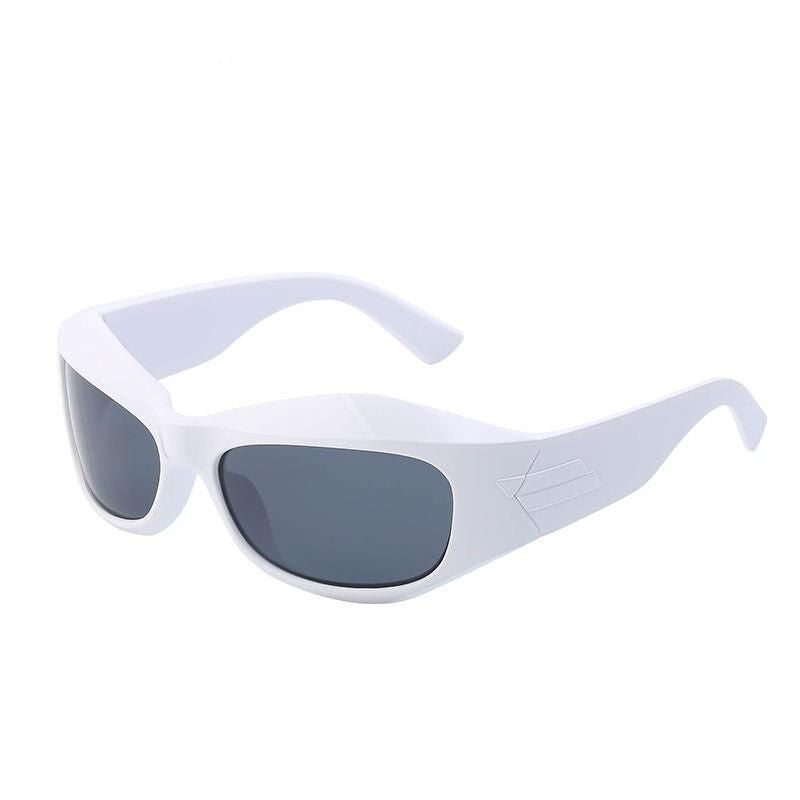 Retro-Futuristic Cyberpunk Sports Sunglasses