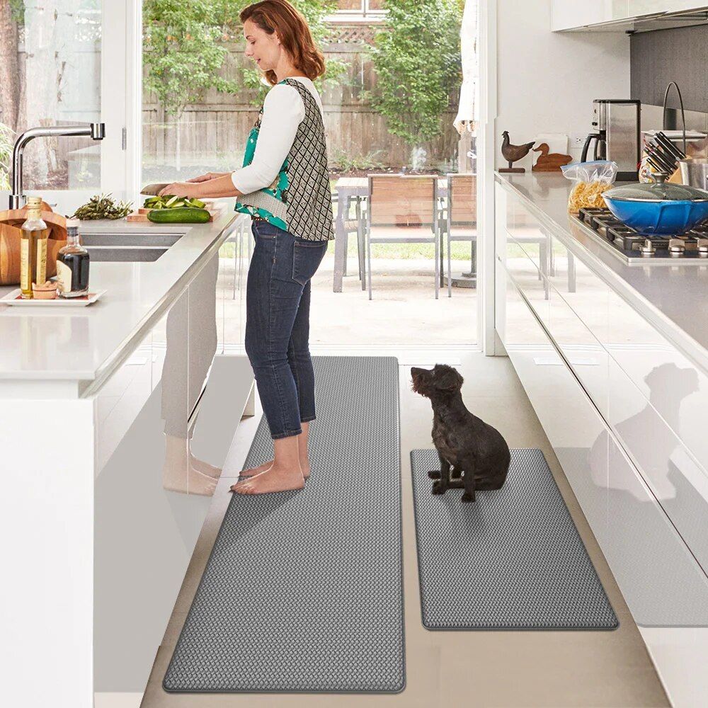 Multi-Purpose Anti-Slip Leather Kitchen Mat